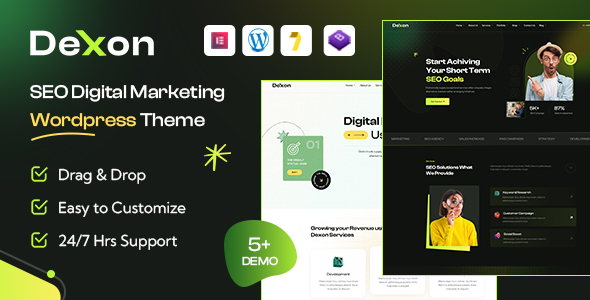 Dexon – SEO & Digital Marketing WordPress Theme