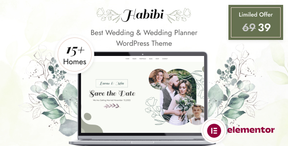 Habibi – Wedding & Wedding Planner WordPress Theme