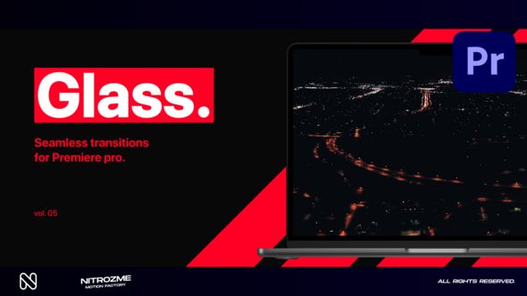 Glass Transitions Vol. 05 for Premiere Pro