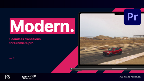 Modern Transitions Vol. 01 for Premiere Pro