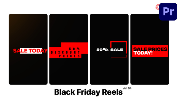 Black Friday Reels for Premiere Pro Vol. 04