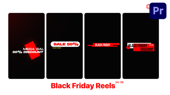 Black Friday Reels for Premiere Pro Vol. 08