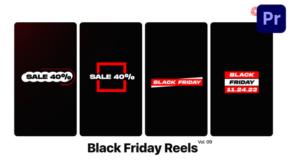 Black Friday Reels for Premiere Pro Vol. 09