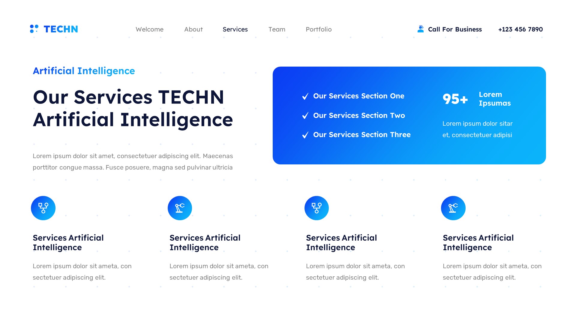 Techn - Artificial Intelligence Powerpoint Template, Presentation Templates