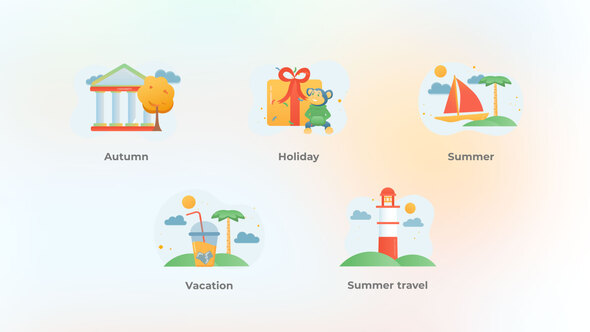 Vacation and Seasons - Gradient Concepts