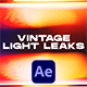Vintage Light Leaks Transitions VOL. 3 | After Effects