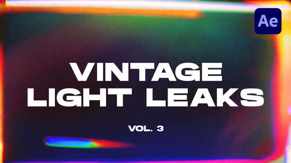 Vintage Light Leaks Transitions VOL. 3 | After Effects
