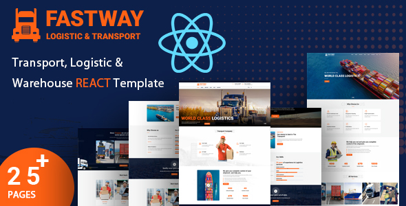 Fastway - Logistic & Transport React Template
