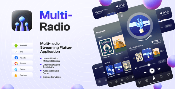 Multi Radio -Flutter Full App