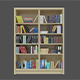 Arabic Bookshelf Pbr 3D Model