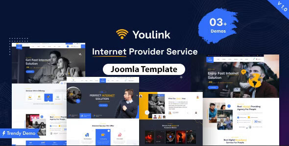 Youlink - Broadband & Internet Services Joomla Template