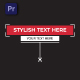 Stylish Call Out Premiere Pro - VideoHive Item for Sale