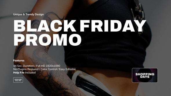 Black Friday Promo Product Promo template preview