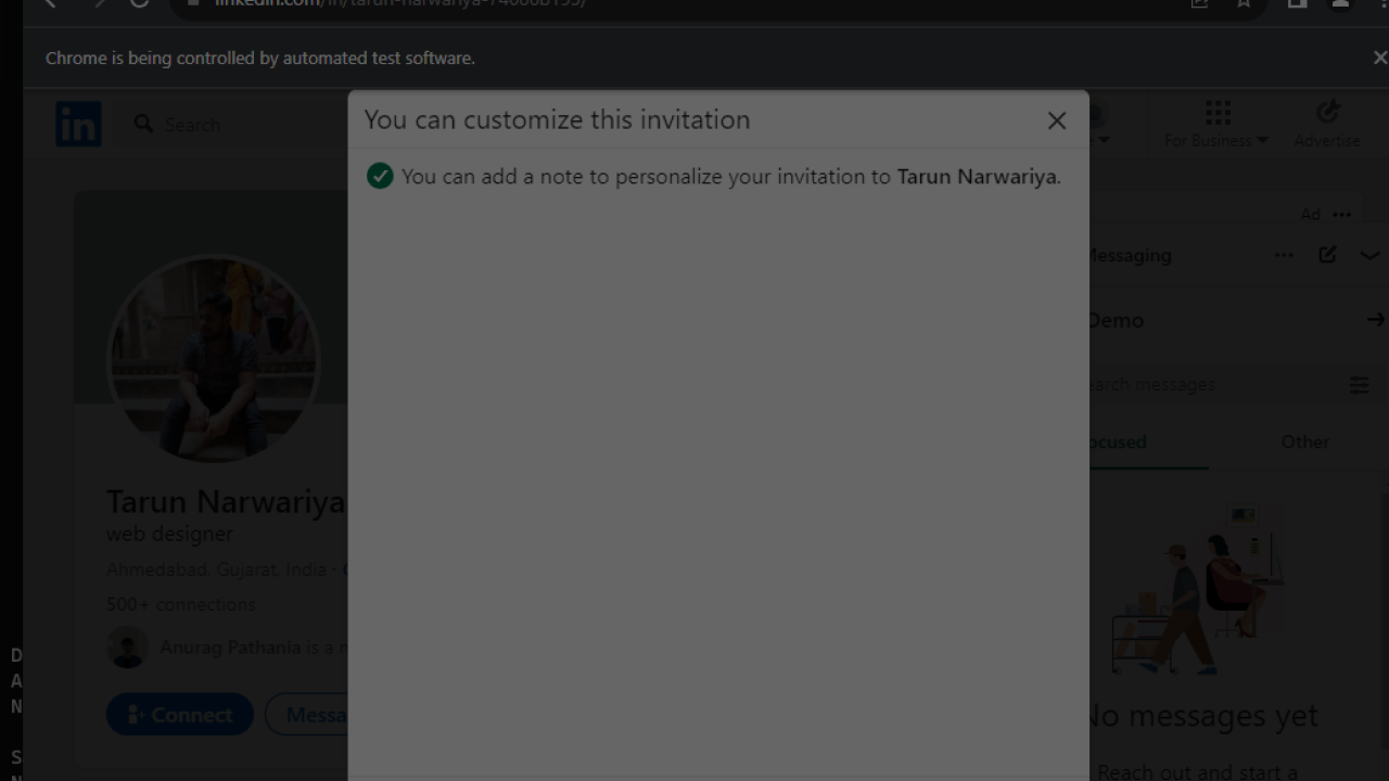 Automated LinkedIn Connection Requester by impankajkumar | CodeCanyon