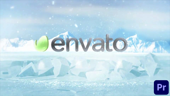 Snow Frost Winter | Ice Cracking Logo