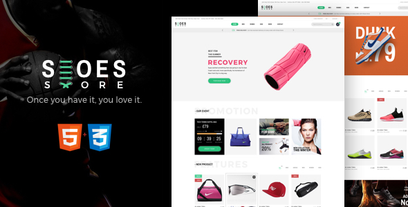 Shoes - eCommerce HTML5 Template