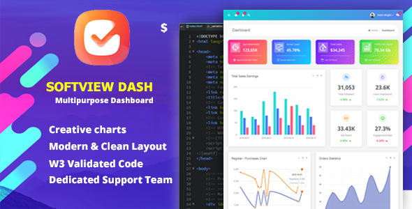 [DOWNLOAD]Softview - Bootstrap Admin & Dashboard UI Kit
