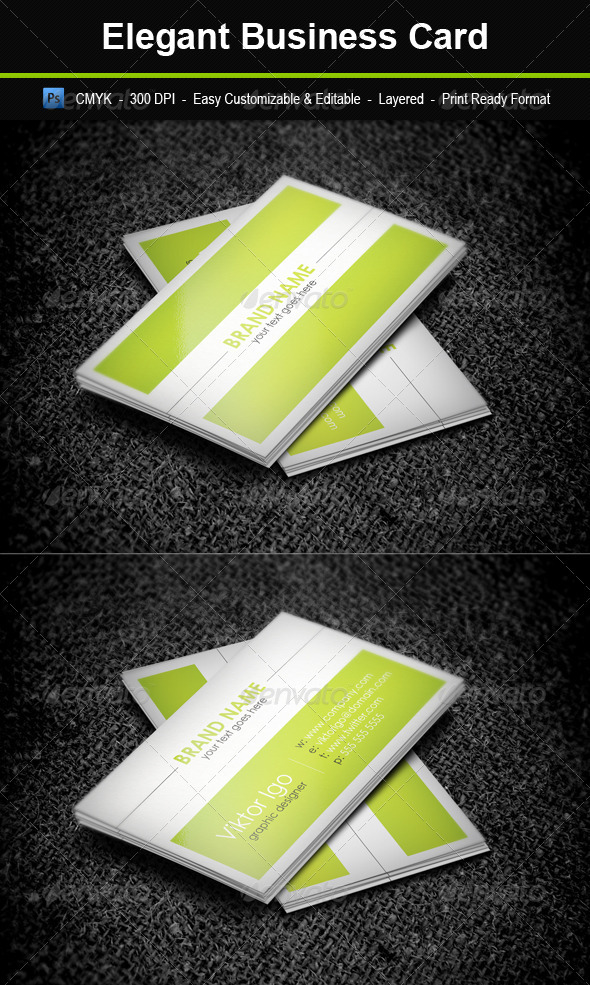 Elegant Business Card - Corporate Business Cards