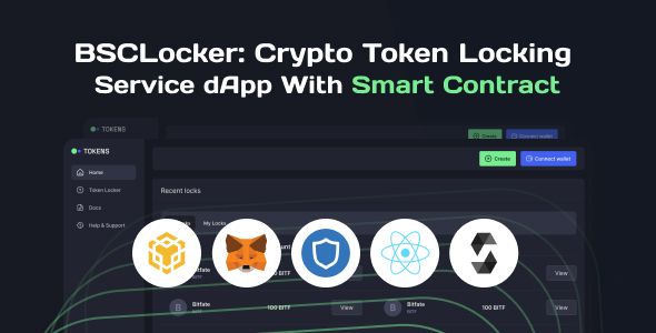 BscLocker: Crypto Token Locking Service dApp With Smart Contract