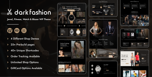 Dark Fashion – Jewel & Fashion Store Theme