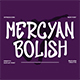 Mercyan Bolish Graffiti Display Font