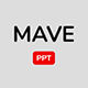 MAVE - Clean Minimal Portfolio PowerPoint Presentation Template