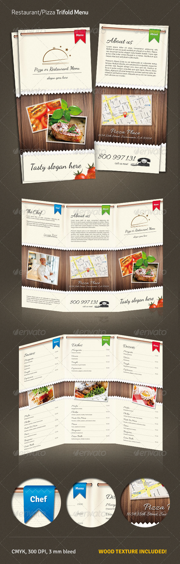 Restaurant / Pizza Menu #2 - Restaurant Flyers