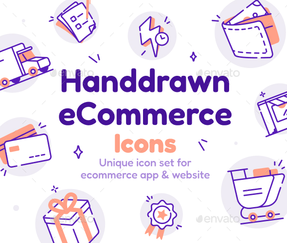 Shoply - E Commerce Icon Illustration Set