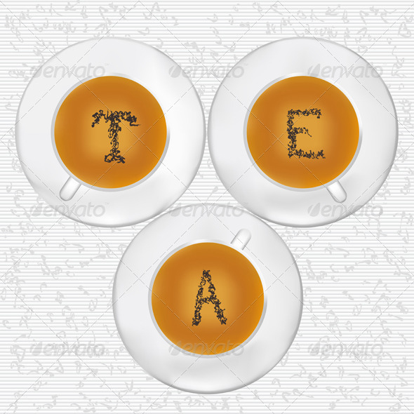 Cups Of Tea - Food Objects