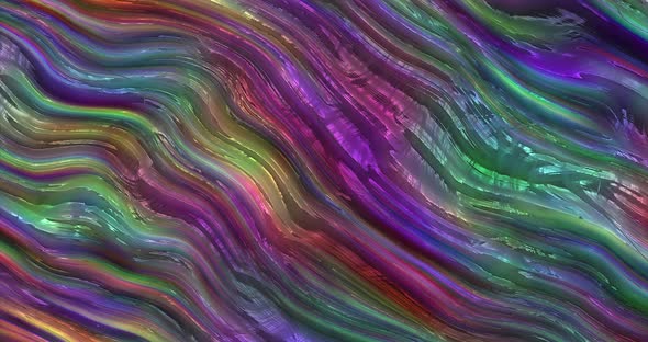 Abstract colorful glossy lines animation