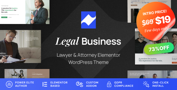 Legal Business – Attorney & Lawyer WordPress Theme