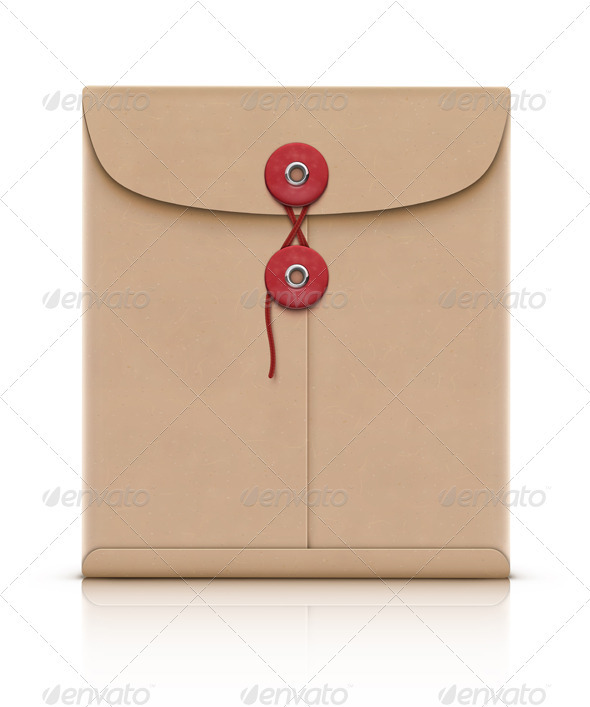 manila envelope - Objects Vectors