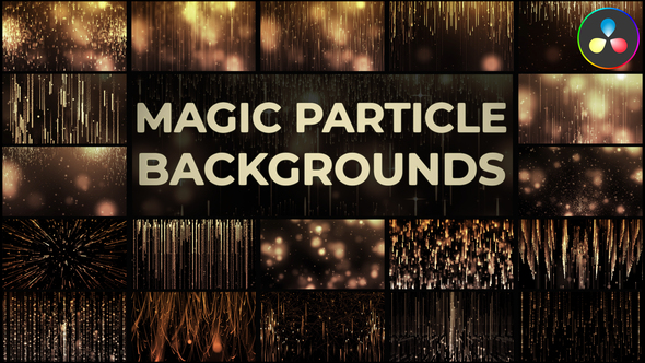 Magic Particle Backgrounds for DaVinci Resolve