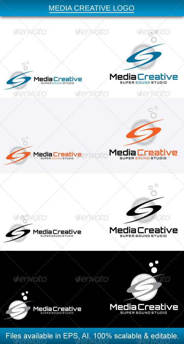 Media Creative Logo - Vector Abstract