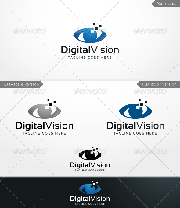 Digital Vision - Logo Template - Humans Logo Templates