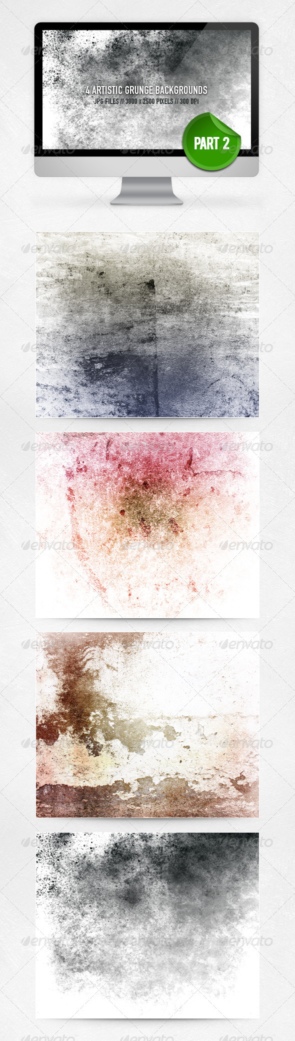Artistic Grunge Backgrounds - Part 2 - Abstract Backgrounds
