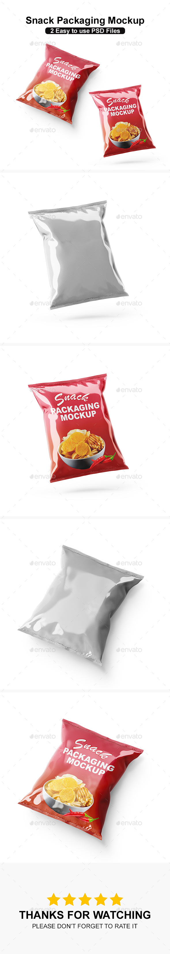 [DOWNLOAD]Snack Packaging Mockup