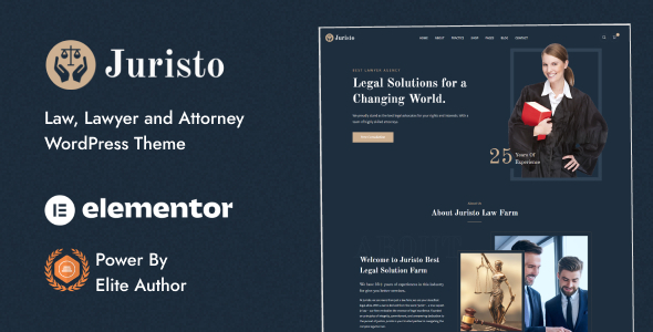 Juristo – Lawyer & Attorney WordPress Theme