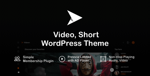[DOWNLOAD]Videon - Video, Short WordPress Theme