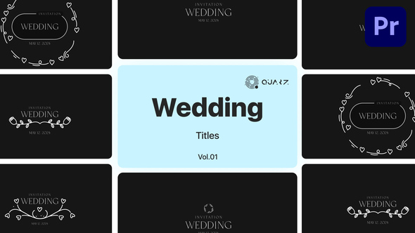 Wedding Titles for Premiere Pro Vol. 01