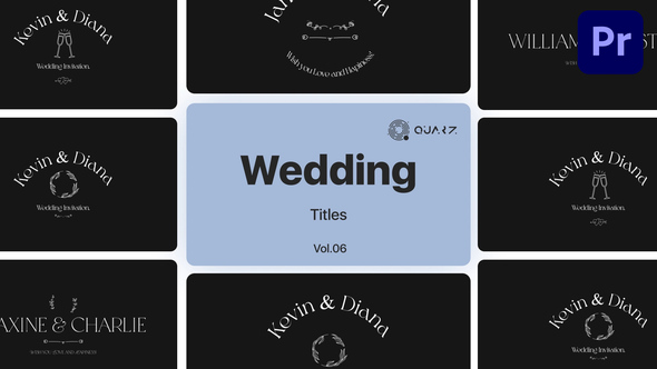 Wedding Titles for Premiere Pro Vol. 06