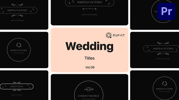 Wedding Titles for Premiere Pro Vol. 09