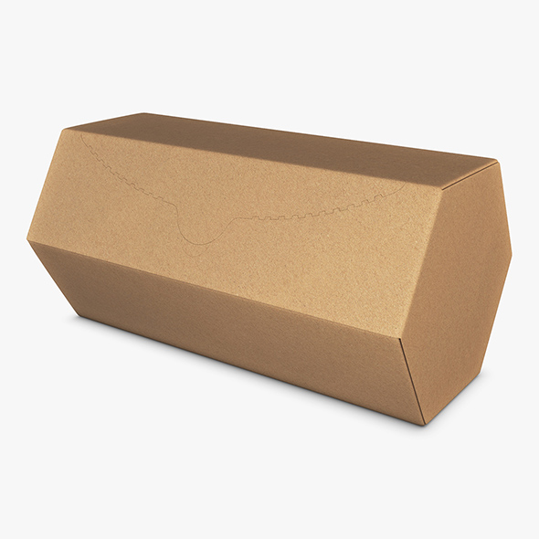 [DOWNLOAD]Package Cardboard Hexagon Box M 1