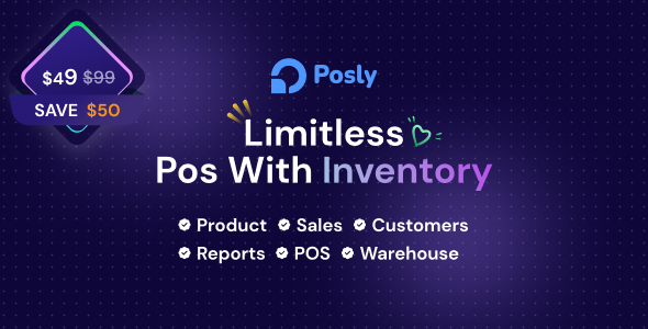 Posly - Pos with inventory Management System