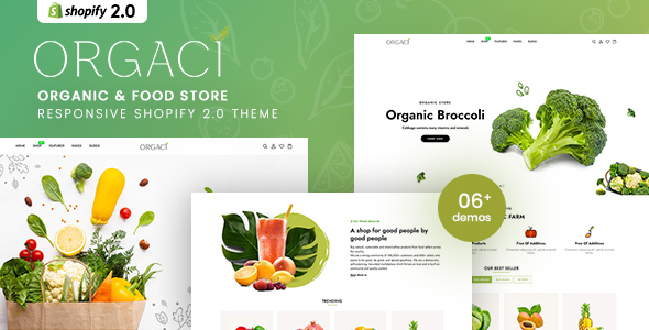 Orgaci – Organic & Food Store Shopify 2.0 Theme