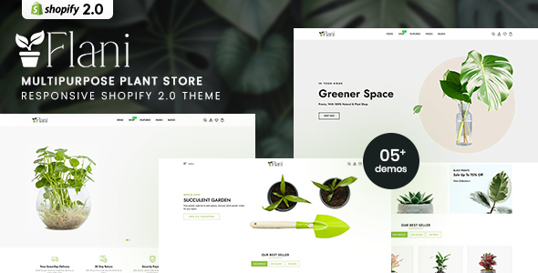 Flani – MultiPurpose Plant Store Shopify 2.0 Theme