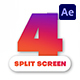 Multiscreen Transitions - 4 Split Screen - VideoHive Item for Sale