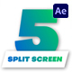 Multiscreen Transitions - 5 Split Screen - VideoHive Item for Sale