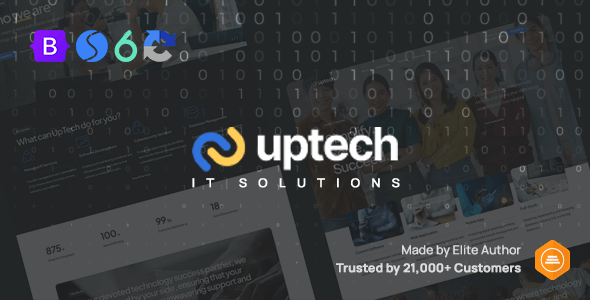 UpTech — IT Solutions, Technology and Services Website Template