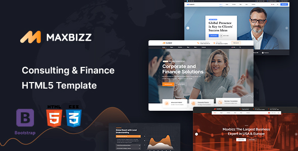 Maxbizz - Consulting & Financial HTML5 Template